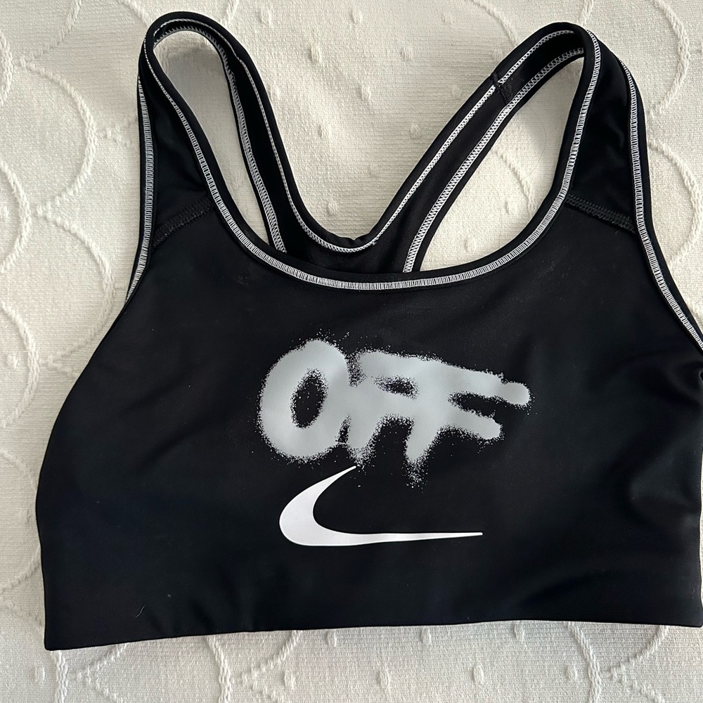 Off white Nike top